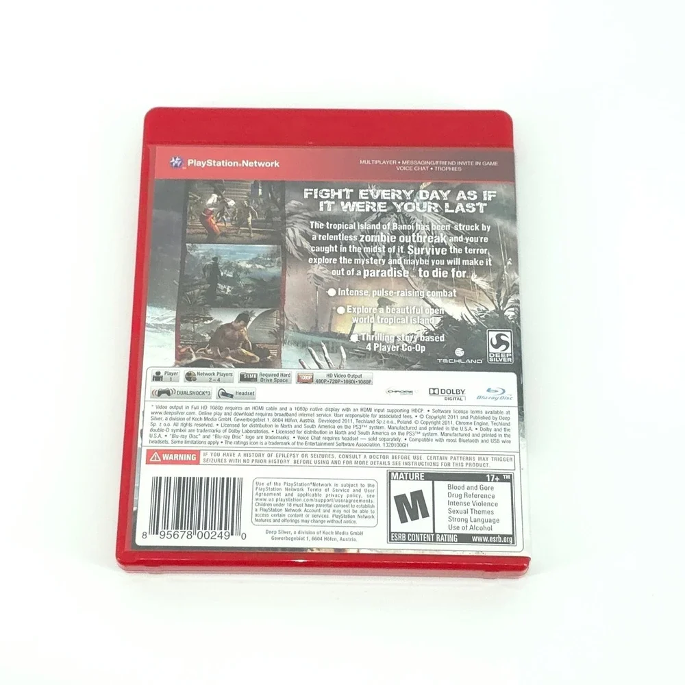 Dead Island Greatest Hits Sony PlayStation 3 PS3 Game Complete CIB Manual